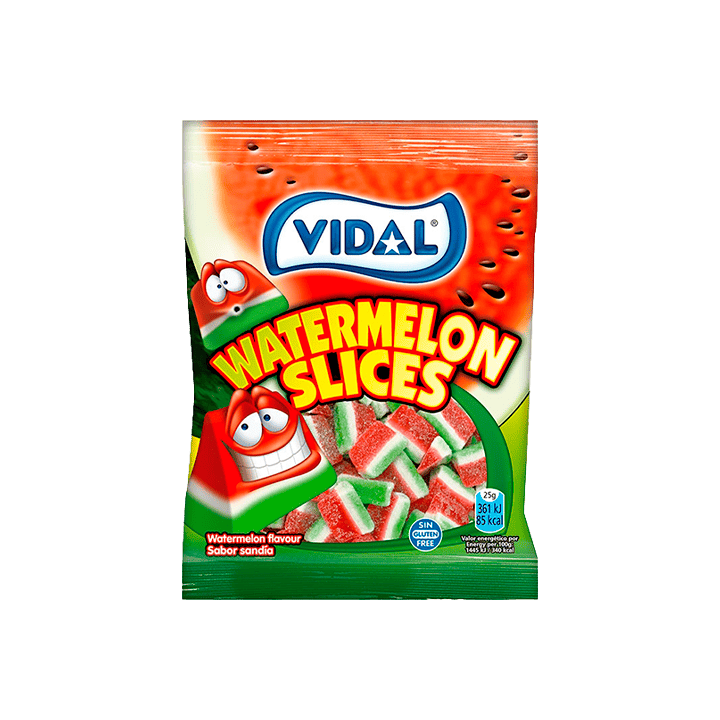 Tajada Sandía 100g Vidal-Distribución Mayorista