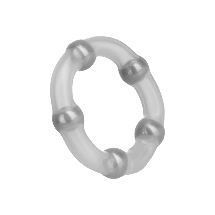 Anillo Robotic Beaded Transparente-Distribución Mayorista