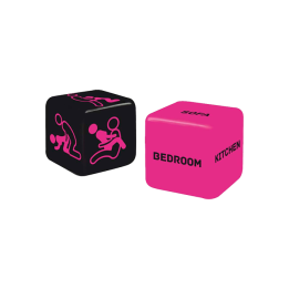 Dado Kama Sutra Negro/ Rosa-Distribución Mayorista