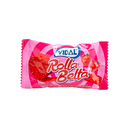 Rolla Belta Fresa 20g Vidal-Distribución Mayorista