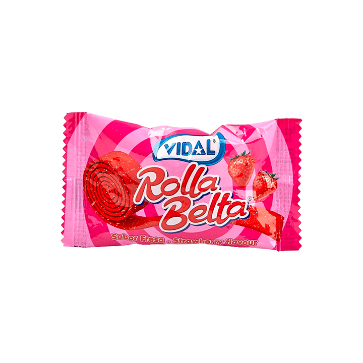 Rolla Belta Fresa 20g Vidal-Distribución Mayorista