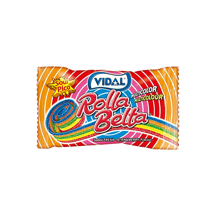Rolla Belta Multicolor 20g Vidal-Distribución Mayorista