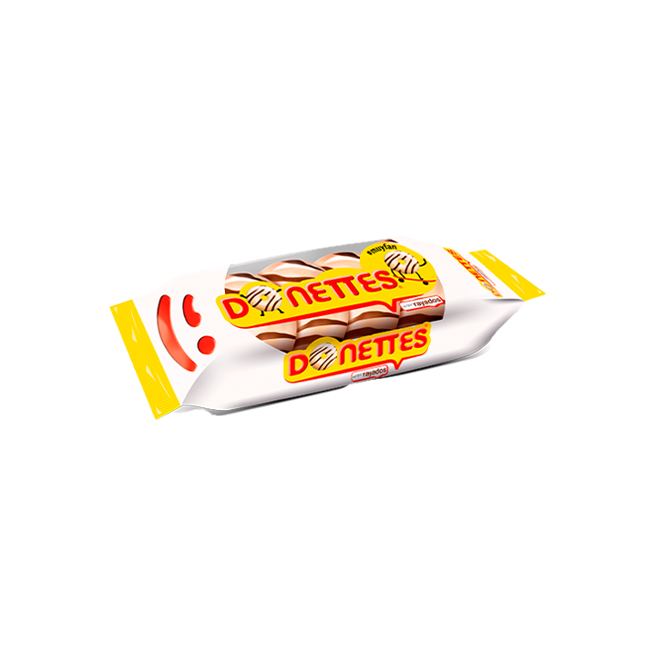 Donettes Bianchi Rigati 88 g Donuts | Distribucion Mayorista