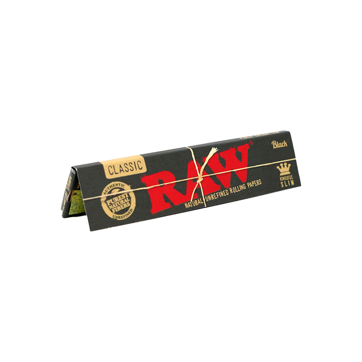 Papel Raw Classic Slim Negro-Distribución Mayorista