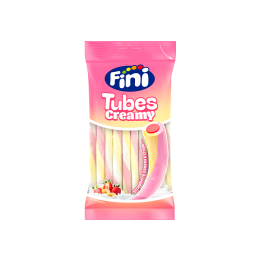 Tubes Creamy Yogurt Fragola Banana 80 g Fini Halal | Distribución Mayorista
