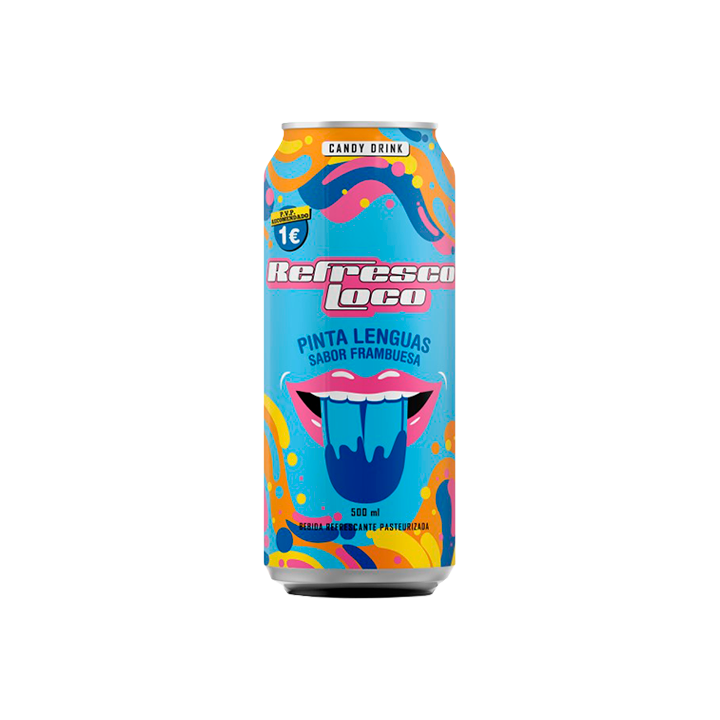 Toro Loco Pintalenguas Frisdrank 500 ml - Distribución Mayorista