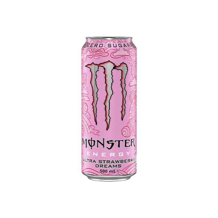 Monster Ultra Strawberry Dreams 500 ml | Distribución Mayorista