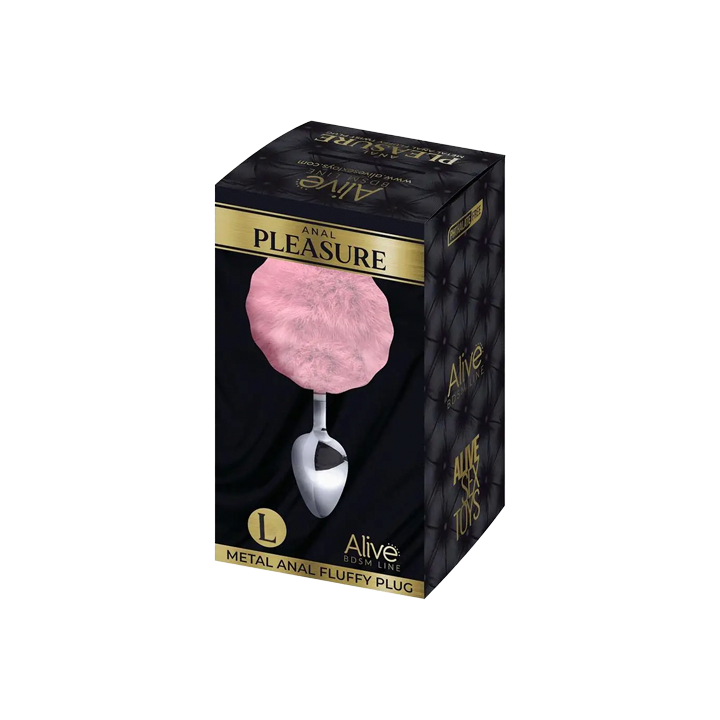 Metal Anal Fluffy Plug Alive - Distribución Mayorista
