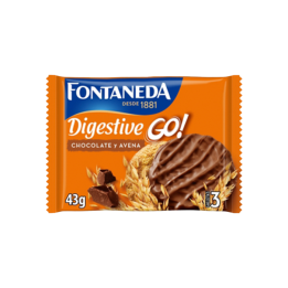 Digestive Go! Chocolate y Avena 43g Fontaneda | Distribución Mayorista