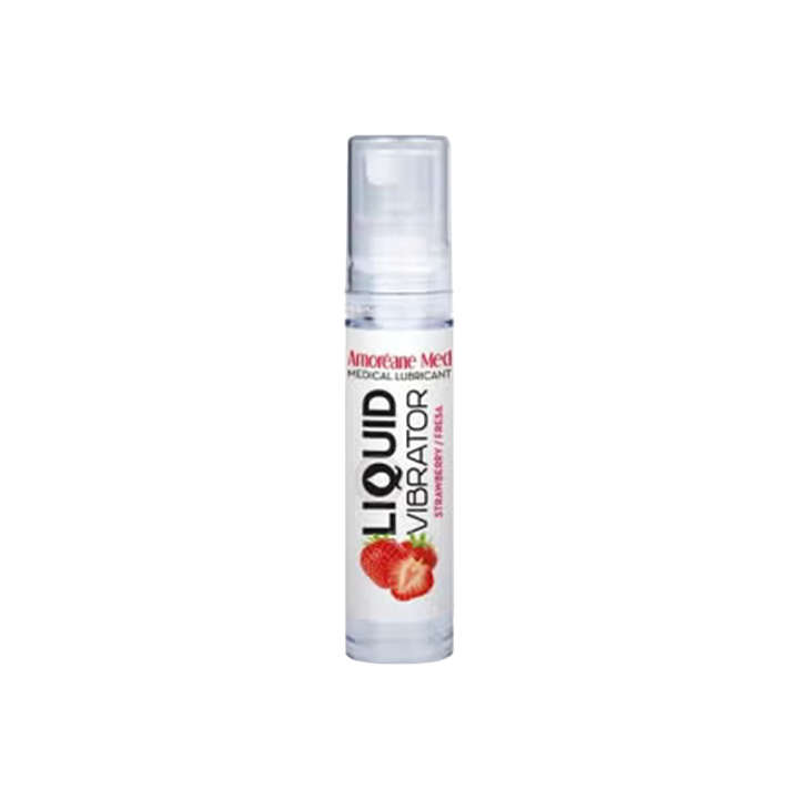 Amoréane Liquid Vibrator Aardbei 10 ml | Distribución Mayorista