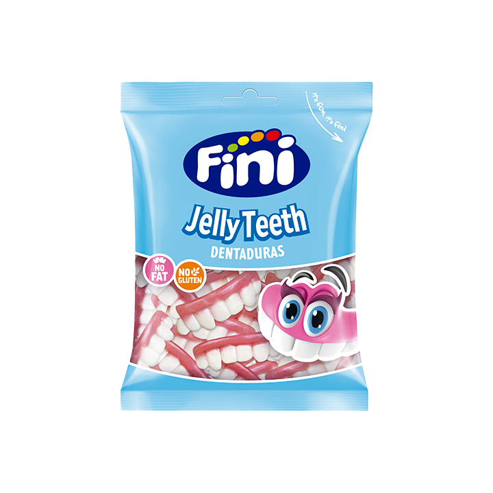 Dentaduras Jelly Teeth 90 g Fini Halal | Distribución Mayorista
