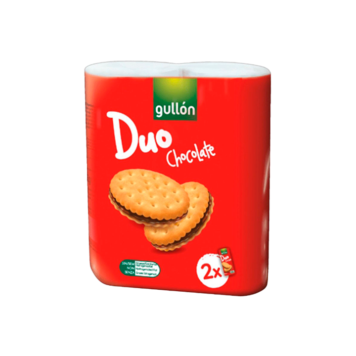 Galleta Duo Pack de Chocolate 145g-Distribución Mayorista