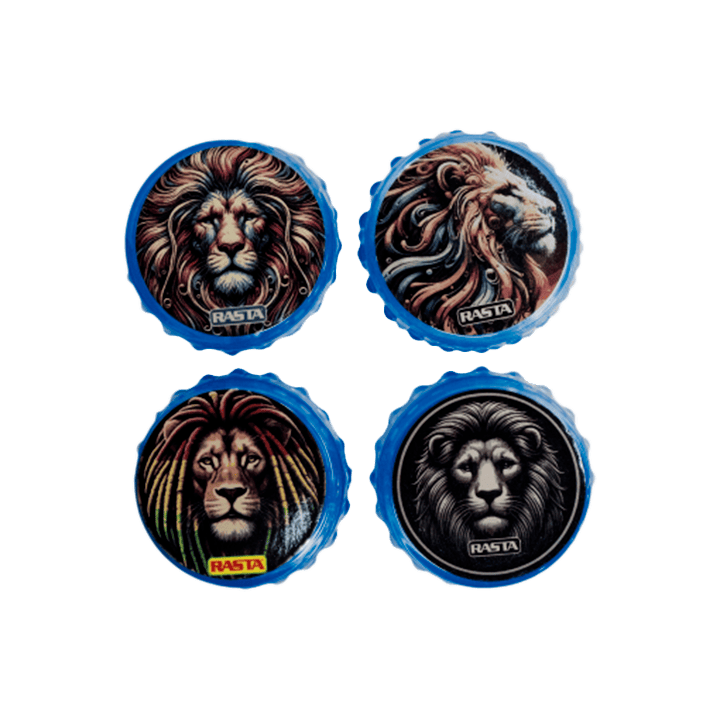 Grinder Lions 3 Parteien 4.8cm Rasta - Distribución Mayorista