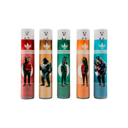 Rasta Round Animal Lighters - Distribución Mayorista