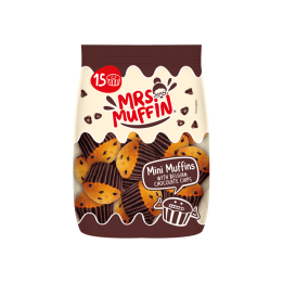 Mini Muffins Chips Chocolade 225g Mrs.Muffin - Distribución Mayorista