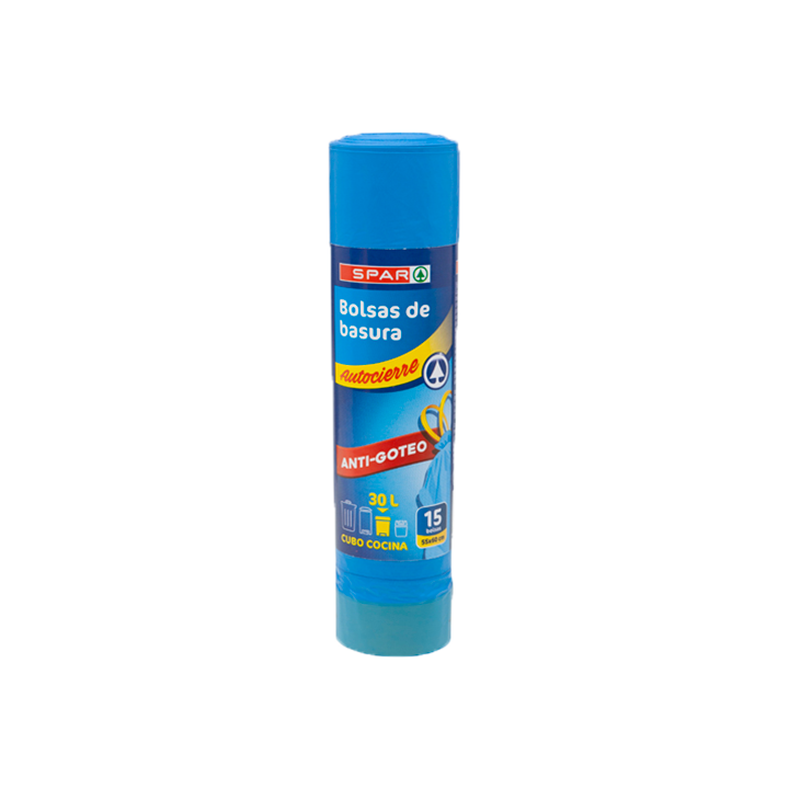 Sacchi Spazzatura 55x60 30 L Blu | Distribucion Mayorista