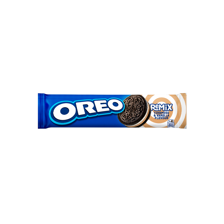 Oreo Remix Tiramisu und Vanille 157g - Distribución Mayorista