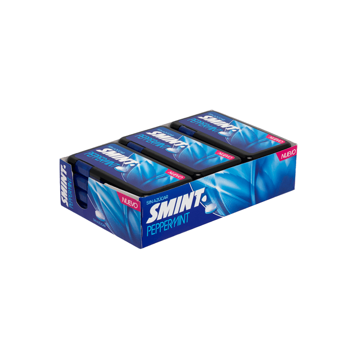 Smint Flat Peppermint 21g - Distribución Mayorista