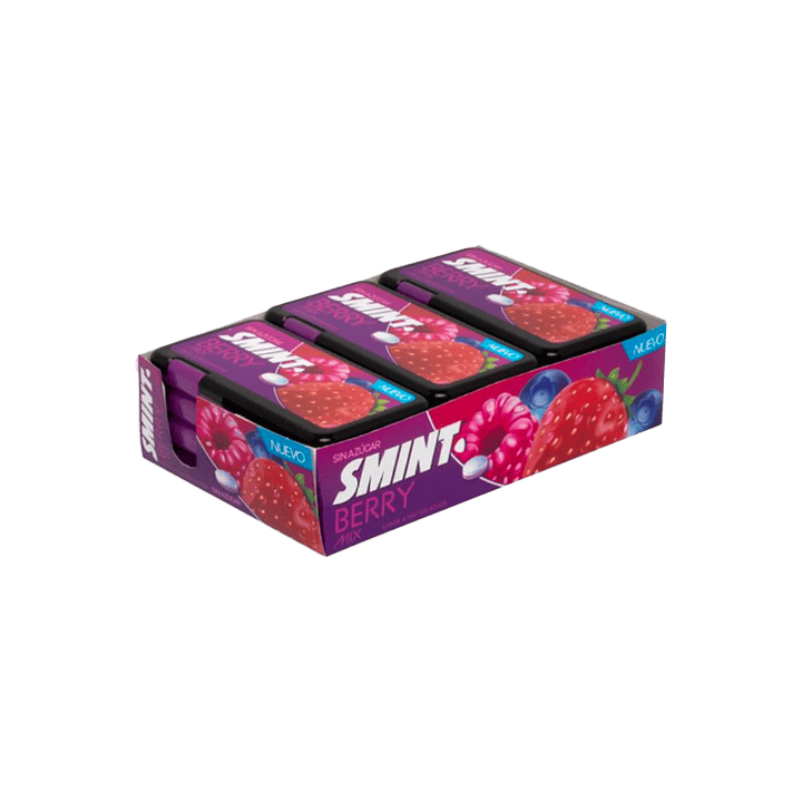 Smint Flat Berry Mix 21g - Distribución Mayorista