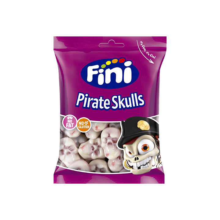 Gominolas Calaveras Piratas 90g Fini-Distribución Mayorista