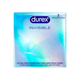 Durex Invisible 3 unités - Distribución Mayorista