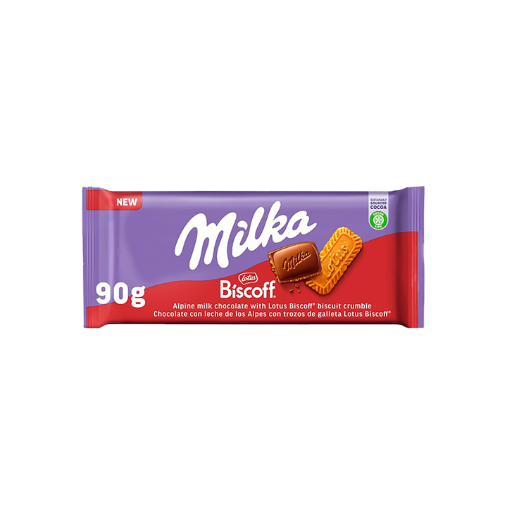 Milka Biscoff 90g - Distribución Mayorista