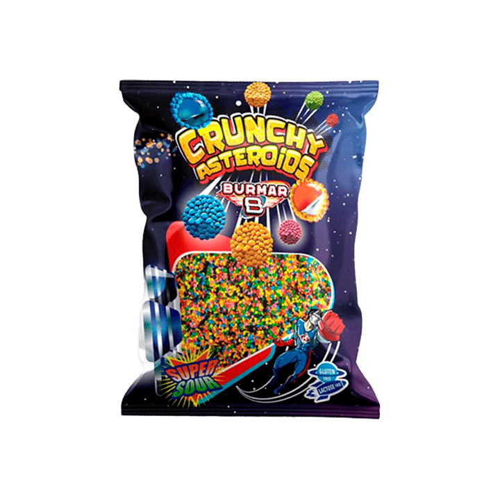 Crunchy Asteroids Disco 100g Burmar - Distribución Mayorista