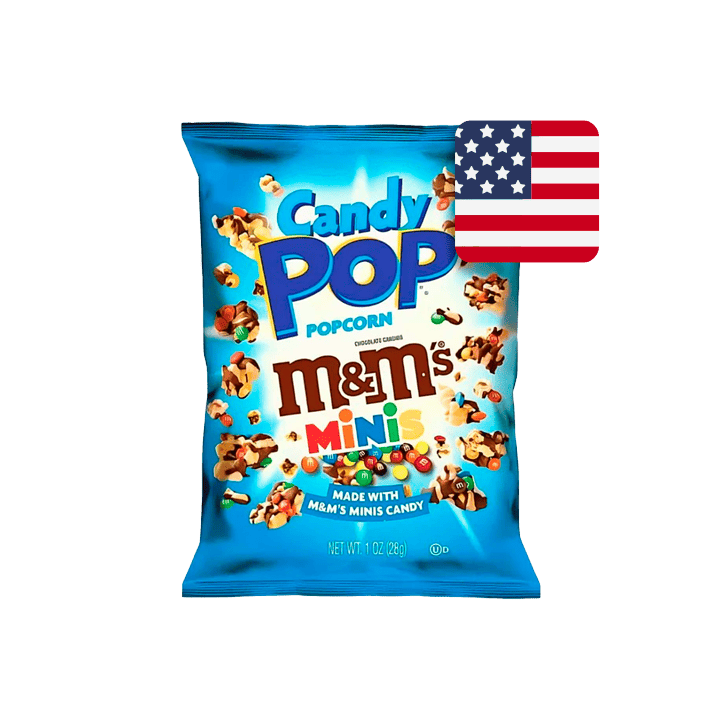 Candy Pop Popcorn M&M's Minis 28 g | Distribucion Mayorista