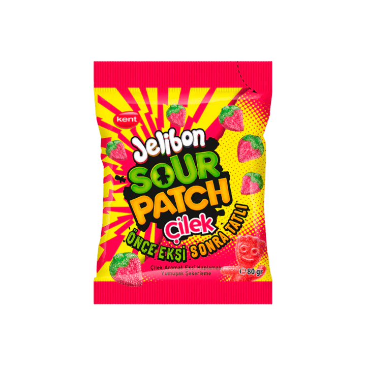 Jelibon Sour Patch Fragola 80 g | Distribucion Mayorista