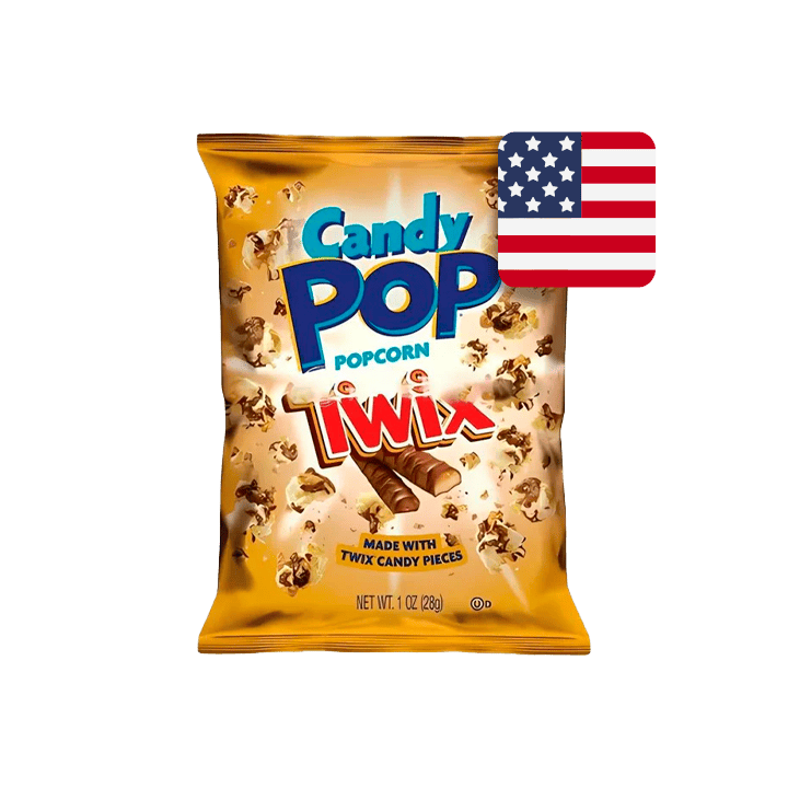Candy Pop Popcorn Twix 28 g | Distribucion Mayorista