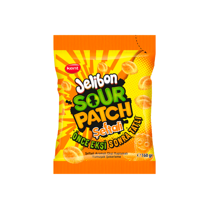 Jelibon Sour Patch Pesca 80 g | Distribucion Mayorista