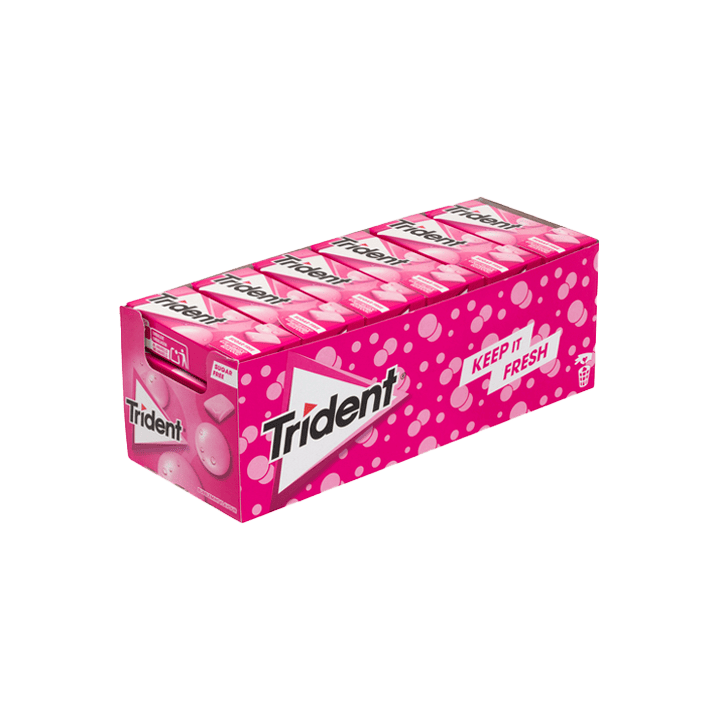 Trident Dragée Bubblemint 14g | Distribución Mayorista