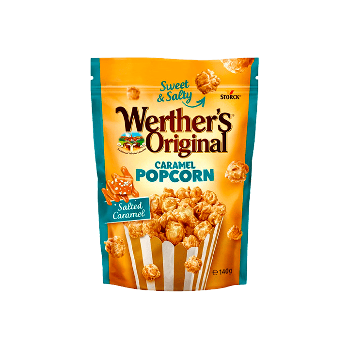 Werther’s Original Salted Caramel Popcorn 140 g | Distribución Mayorista