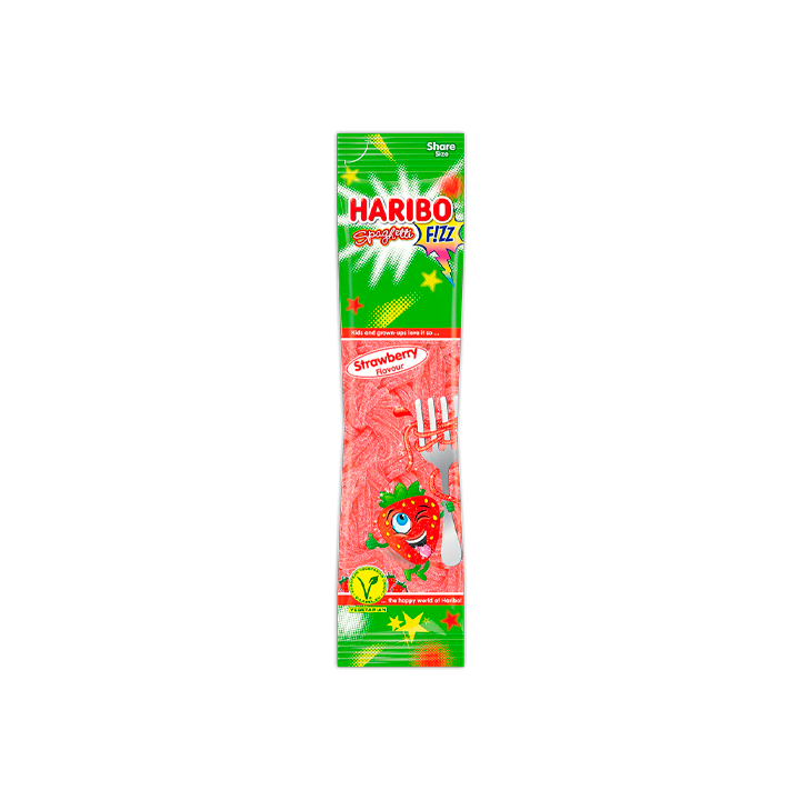 Espagueti Fresa 200g Haribo - Distribución Mayorista