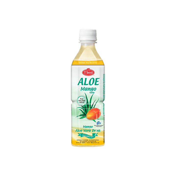 Bebida de Aloé Vera Mango 500ml T'best - Distribución Mayorista