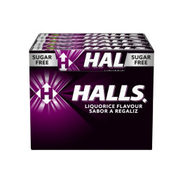Halls Licorice 20 uds. - Distribución Mayorista