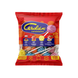 Assorted Lollipop Cerdán Candies 12g - Distribución Mayorista
