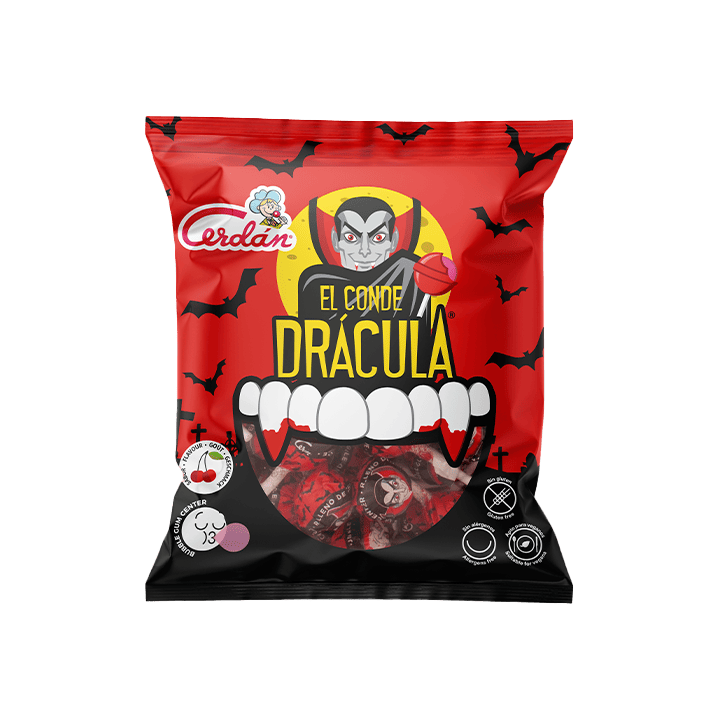 Bonbon Dracula 8,5 g Cerdán Caramelos - Distribución Mayorista