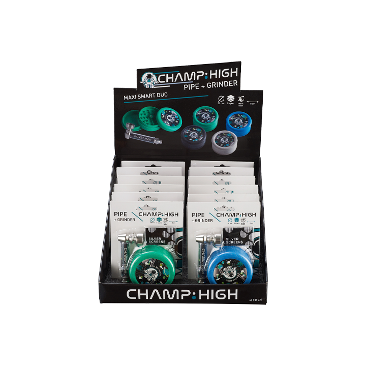 Piteira e Grinder Champ High - Distribución Mayorista