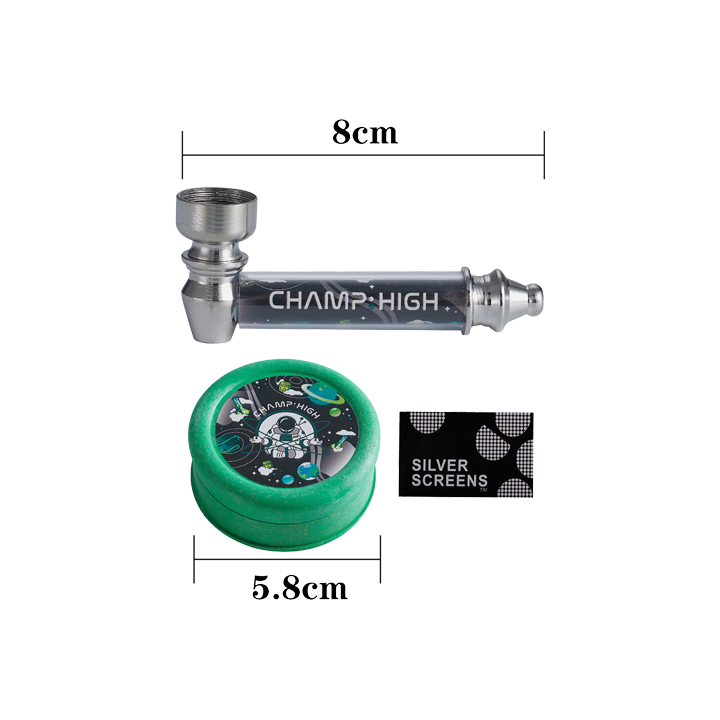 Pipa y Grinder Champ High | Distribución Mayorista
