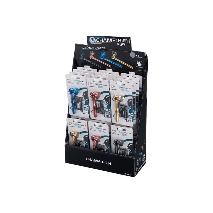Mini pipe en aluminium Champ High | Distribución Mayorista